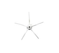 rjpbk Cepillo Lateral de aspiradora, Compatible for Roborock, E4 S5 MAX S6 Pure MaxV Robot Arms, repuestos Cepillo Lavable cepillos y Filtro de aspiradora(White 5arms)
