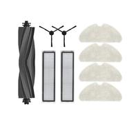 rjpbk Cepillo Lateral Principal aspiradora, Compatible for Dreame D10s Pro, Accesorios, Filtro de Robot, fregona, repuestos Trapo cepillos y Filtro de aspiradora(White)
