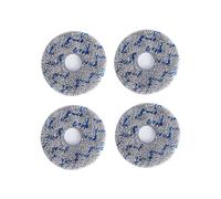 rjpbk Cepillo Lateral Principal aspiradora, Compatible for ECOVACS, Deebot T10 Turbo, Filtro de Piezas, Almohadilla fregona cepillos y Filtro de aspiradora(Mop Pad 4PC)