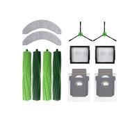 rjpbk Cepillo Lateral Principal aspiradora, Compatible for IRobot, Roomba Combo J7+ J9+ 10 MAX Part, paño de mopa, Filtro, Bolsa Polvo Repuesto cepillos y Filtro de aspiradora(Set 10)
