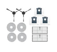 rjpbk Cepillo Lateral Principal, Compatible for Dreame E30 Ultra L10s/Mijia M30 S, repuestos de Robot Limpiador, Trapo fregona con Filtro Goma cepillos y Filtro de aspiradora(Parts Kit 1)