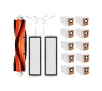 rjpbk Cepillo Lateral Principal de vacío, Compatible for Xiaomi, X10 Plus Mijia Omni 1S B101CN/Dreame L10s Ultra S10 Pro, Piezas mopa con Filtro Robot cepillos y Filtro de aspiradora(Light Grey)