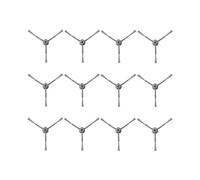 rjpbk Cepillos Laterales Principales, Compatible for Eufy Clean L50 SES L60 Hybrid G50, Accesorios de filtros Repuesto Robot cepillos y Filtro de aspiradora(Set 14)