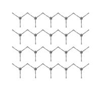 rjpbk Cepillos Laterales Principales, Compatible for Eufy Clean L50 SES L60 Hybrid G50, Accesorios de filtros Repuesto Robot cepillos y Filtro de aspiradora(Set 15)