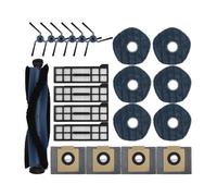 rjpbk Cepillos Laterales Principales de aspiradora, Compatible for Eufy X10 Pro Omni Robot, repuestos, paños fregona, filtros, Bolsas Polvo, Accesorios cepillos y Filtro de aspiradora(Beige)