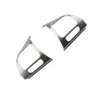 rjpbk Embellecedor De Cubierta Volante, Compatible For Golf 6 Mk6, Passat B7, CC, EOS, Tiguan, Jetta, Touran, Sharan, Caddy panel de control del volante(Matte silver)