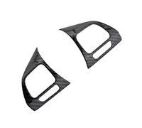 rjpbk Embellecedor De Cubierta Volante, Compatible For Golf 6 Mk6, Passat B7, CC, EOS, Tiguan, Jetta, Touran, Sharan, Caddy panel de control del volante(Carbon fiber black)