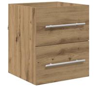 RJPLMFV - Mueble para lavabo, madera rústica, 38,5 x 41 x 48 cm | Madera de ingeniería, Diseño de pared, Cajones con rodamientos de bolas, Fácil limpieza, Montaje sencillo