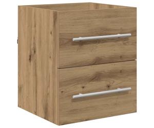 RJPLMFV - Mueble para lavabo, madera rústica, 38,5 x 41 x 48 cm | Madera de ingeniería, Diseño de pared, Cajones con rodamientos de bolas, Fácil limpieza, Montaje sencillo