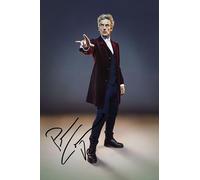 RJR PRINTS Foto firmada de Peter Capaldi, Doctor Who de 6 x 4 pulgadas con firma preimpresa que sería un excelente regalo de autógrafo para cualquier fanático.