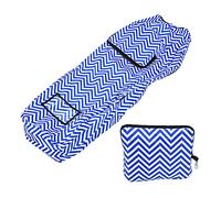 Rjrjc Bolsa de Golf Funda Protectora para la Lluvia Funda Protectora para Bolsa de Golf Duradera de Primera Calidad para Almacenamiento de Viaje Material de Lona Raya Blanca