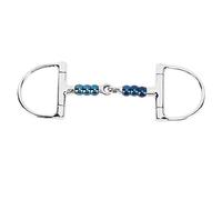 Rjrjc Broca para Caballo de Acero Inoxidable, 125 mm, antimordida, con Anillo en D, para Equipos de Entrenamiento de Granjas de Caballos, Fuerte, Duradera, a Prueba de Herrumbre, cómoda