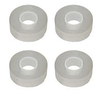 Rjrjc Cinta de montaje de doble cara Fuerte ductilidad Cinta adhesiva transparente reutilizable de dos caras para carteles Marcos de fotos Ganchos Decoración del coche 4 rollos de 9,8