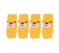 Rjrjc Funda para Pata de Mascota, con Tela elástica y patrón de Ositos, para Colocar en la Pata de una Mascota, en un Juego de Cuatro Piezas (l)