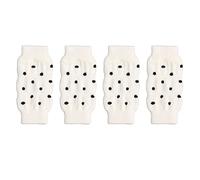 Rjrjc Funda para Pierna de Mascota, con Tejido elástico y patrón de Puntos, para Colocar en la Pierna de una Mascota, en un Juego de Cuatro Piezas (S)