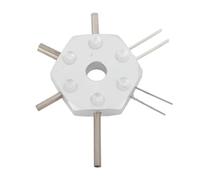 Rjrjc Herramienta de terminal 56500 Extractor de terminales de liberación rápida de múltiples puertos de alta dureza para desmontaje de cables Reparación automotriz profesional