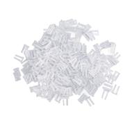 Rjrjc Mangas de compresión para gafas sin montura, 200 piezas, accesorios de montaje de gafas de plástico, ajuste seguro para reparación de lentes sin marco, tamaño 1,4x0,8x7,0 mm