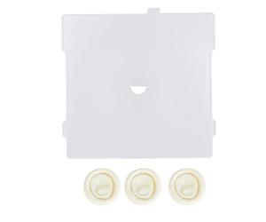 Rjrjc Pantalla de Enfoque Dividido Horizontal con Imagen Cruzada de Alto Brillo, Pantalla de Enfoque de Resina de 90x100x30 mm para cámaras SLR de Enfoque Manual, Ideal para entusiastas