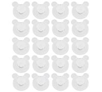 Rjrjc Plastic Quilt and Duvet Cover Connector Clips, 20-Pack Set of Bedding Fasteners for Keeping Sheets Aligned, White Fabric Clips for Home