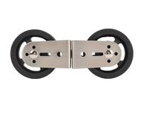 Rjrjc Rueda de polea de Cable, Bloque de polea de 2 vías con rodamiento silencioso de Acero Inoxidable, Accesorio de de polea fácil de Instalar para Gimnasio en casa, Entrenamiento (Plástica)