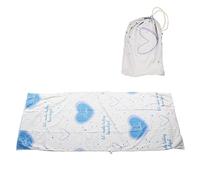 Rjrjc Sábana de viaje para hotel, funda de almohada integrada a prueba de polvo, ligera, portátil, para camping, negocios, viajes, poliéster, 80 x 210 cm (estilo conejo)