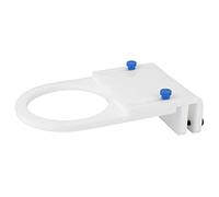 Rjrjc Soporte para Calcetines de Filtro, con Soporte retráctil, para Mecanismo de Filtro de Tanque de Peces de Acuario, Soporte Ajustable de acrílico Blanco de 20,5x12 cm para Agua