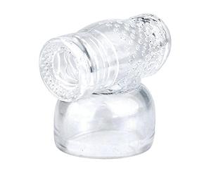 RJSQAQE Accesorio de masajeador de Varita mágica Hitachi para Hombre, TPE Transparente, Productos sexuales, masajeadora colibrí de para S0V3 Varita