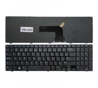 RJXDUPHT Reemplazo de Teclado Estadounidense para MP-12F83US-698 PK130SZ3A00 0YH3FC SN7221 SG-60000-XUA NSK-LA0SC 1D Negro con Marco Compatible con Varios Modelos