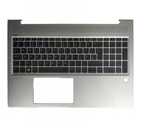 RJXDUPHT Teclado para computadora portátil español Italiano del Reino Unido Compatible con ProBook 15 450 G6 455 G6 455R G6 450 G7 455 G7 455R G7 con Cubierta Superior con reposamanos(UK NO Backlit)