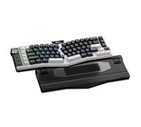 RK ROYAL KLUDGE A72 Alice teclado mecánico ergonómico inalámbrico, teclas macro / placa de nombre sensible al tacto, Tri-Mode 68% 72 teclas, software Hot Swap, Win/Mac, batería 7500 mAh, QWERTY