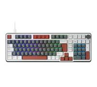 RK ROYAL KLUDGE C98 ES Teclado mecánico para Juegos, Interruptor magnético Efecto Hall, RGB con Cable al 95%, gatillo rápido, frecuencia sondeo 8K, Controlador Pro Web para Mac y Win, QWERTY Español