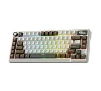 RK ROYAL KLUDGE L75 Teclado de Juego mecánico Junta inalámbrica RGB y botón | 75% TKL Teclado inalámbrico BT/2.4G/USB-C macro placa identificativa táctil, batería 8000mAh, remezclado caliente, teclas PBT