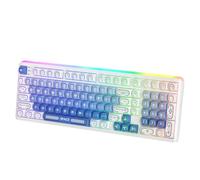 RK Royal Kludge R99 teclado mecánico inalámbrico 8K interruptores,QWERTY | Batería 10000mAh, modo triple 2,4G/BT5.0/USB-C, controladores web, 5 capas teclas acústicas intercambiables caliente 96% RGB