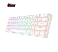 RK Royal Kludge RK61 2,4G teclado mecánico inalámbrico Bluetooth triodo 61 teclas RGB retroiluminado Mini teclado de jugador intercambiable en caliente Black