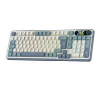 RK ROYAL KLUDGE S98 ES Teclado Mecánico con Smart Display y Botón, Montaje Superior 96% Teclado Mecánico Inalámbrico BT/2.4G/USB-C, Hot-Swappable, Soporte de Software, 98 Teclas, QWERTY Español