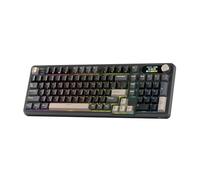 RK ROYAL KLUDGE Teclado mecánico S98 con Smart Display & Botón, Top Mount 96% Teclado mecánico inalámbrico BT/2.4G/USB-C, software intercambiable en caliente, batería maciza, 98 teclas, disposición