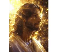 RKFLGEW 14CT Kit Punto De Cruz Estampado Jesús Cristiano Kits De Punto De Cruz Contados Conjunto De Bordado Artes Y Manualidades Para La Decoración Del Hogar 40x50cm