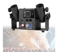 RkgSinuo CañóN De Confeti EléCtrico, MáQuina De Efecto Confeti, Lanzador De Confeti, Control Remoto, para DJ, Fiestas Y Bodas DoubleHeaded