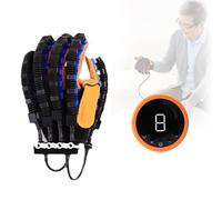 RkgSinuo Guantes RobóTicos De RehabilitacióN, Ejercitador De Dedos EléCtrico PortáTil para Pacientes con Artritis, Hemiplejia Y Accidente Cerebrovascular,óRtesis De Dedo con FéRula De Mano LeftHand-L