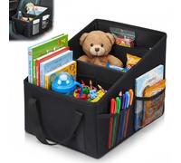 Rkixlix Organizadores de Asiento Trasero Automóvil Caja de Almacenamiento en El Asiento Trasero/Asiento Delante para Coche Furgoneta, Tela Oxford Impermeable y Gran Capacidad Con Asas Resistente