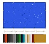 RKJDMSWJ Toldo Vela de Sombra de 1,6 x 2,8 m, Resistente al Agua, con protección UV del 98%, Color Azul Marino, Ideal para jardín, Patio, jardín, Parasol Exterior para máxima protección