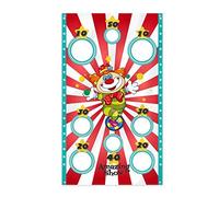 RKJRTK Halloween Cartoon Pumpkin Payaso Para Sandbag Juegos Juego Colgante Bandera Padres Niño Interactivo Niños Juguetes para Fiesta al Aire Libre Camino de mesa Sueco Mantel Navidad Thronemat