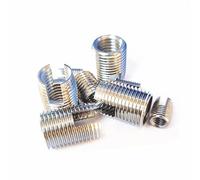 RKODRSMG M2 M3 M4 M5 M6 M8 -M20 Acero Inoxidable 302 Estilo Rosca de Metal Inserto de reparación Insertos autorroscantes Tornillo ranurado Roscado(M4 10pcs)