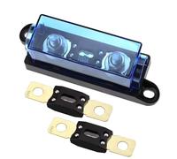 RKURCK Portafusibles MEGA/AMG de 1 vía 60 A, fusible atornillado M8 de 5/16 pulgadas (paquete de 2 fusibles de 60 A + 1 soporte de fusibles de 100 A)