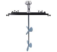 RKXKJ Agitador Neumático, Máquina Automática para Mezclar Pintura, con Soporte, Impulsor Revestido De Plástico, Apto para 2800 RPM, para Mezclar Y Agitar Soluciones De Recubrimiento