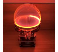 RKXKJ Bola De Transmisión De Anillo De Plasma, Bola De Vidrio Ne De 3,5/5,1 Pulgadas, Excitadores De Anillo De Plasma De Circuito Toroidal, para Decoración De Fiestas
