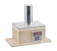 RKXKJ Cautín para Doblar Costillas De Guitarra, Herramientas para Hacer Violines, Punta Ovalada De Aluminio para Cautín, con Base De Madera - Temperatura Ajustable hasta 150 °C - Ideal