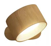 RKYRRKI Apliques de pared contemporáneos minimalistas LED, aplique de pared magnético giratorio de 360°, lámpara de pared recargable por USB de 7,5 cm con 3 brillos y 3 apliques extraíbles para