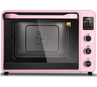 RKYRRKI Horno Eléctrico Inteligente Multifuncional de Gran Capacidad - Microondas y Tostador de Encimera Con Convección Automática de 40 L (Rosa) Estético y Práctico