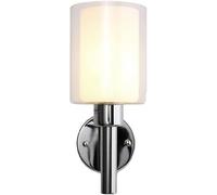 RKYRRKI Lámpara de pared moderna, luz europea, paneles clásicos de vidrio transparente, pasillo 1, lámpara de cristal, lámpara de cristal, lámpara de iluminación, bombilla, compatible con sala de